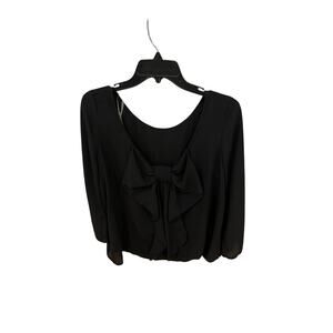 Lovely Day black bow shirt size S/Medium
